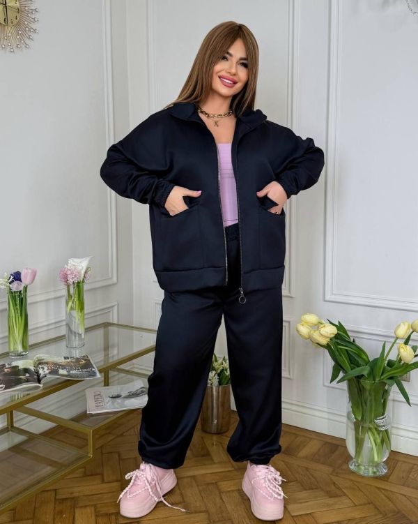 Костюм мікровельвет