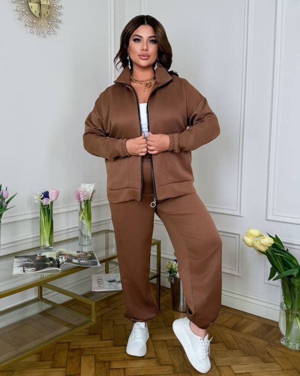 Костюм мікровельвет