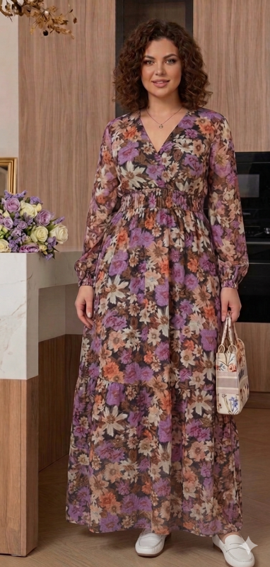 Знижки Сукня максі шифонова