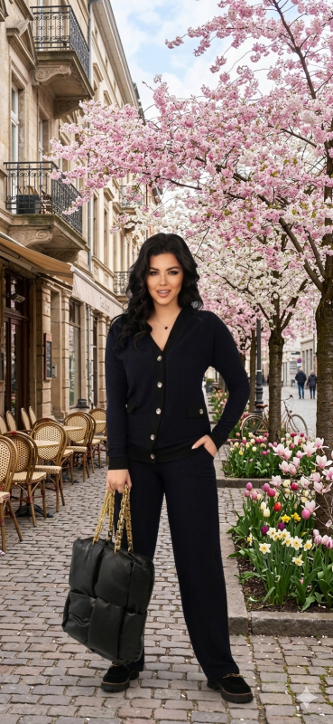 Костюм фактурний рубчик