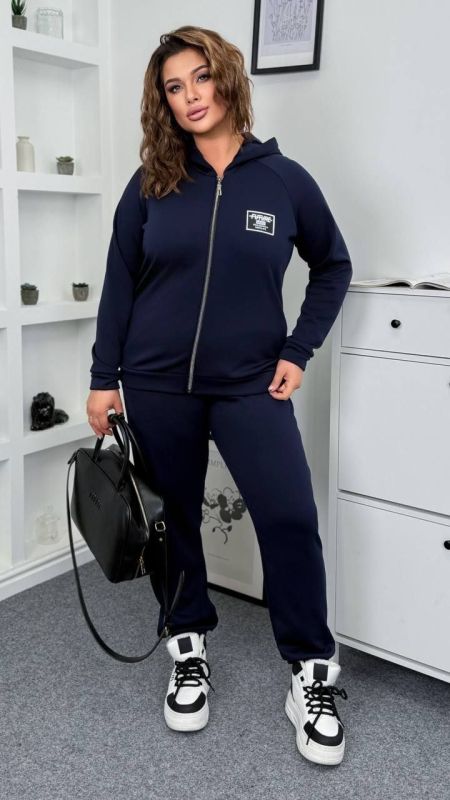 Костюм трикотаж на хутрі