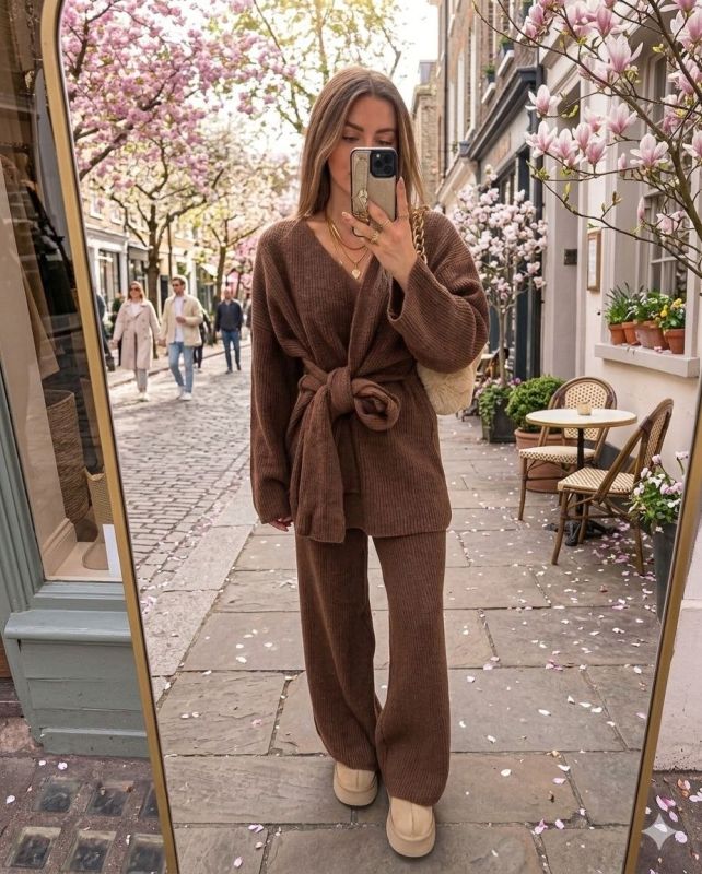 Розпродаж  Костюм  ангора рубчик