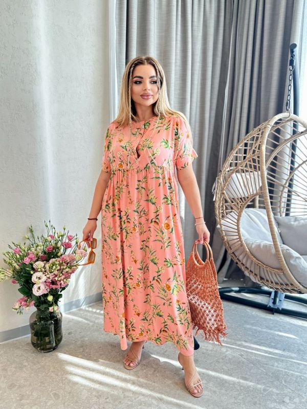  Сукня бохо з сатіну