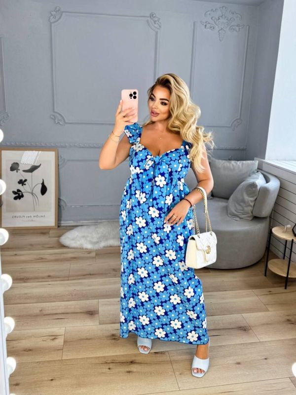  Сукня бавовна голубий