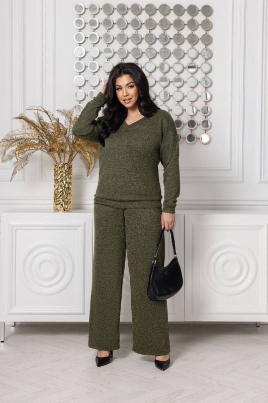 Акція!Костюм двійка Модель № 7722 Тканина : ангора ( гарно тягнеться ) Довжина кофти : 72