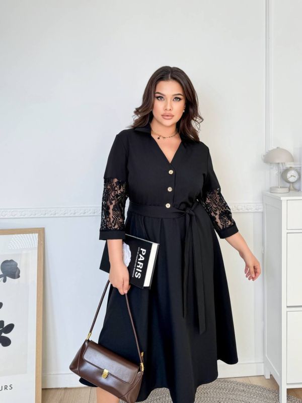 Розпродаж Сукня Тканина креп костюмний, гіпюр