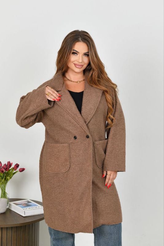 Чорна пятниця Жіноче стильне пальто Тканина: баранець на флісі ( Туреччина) #131