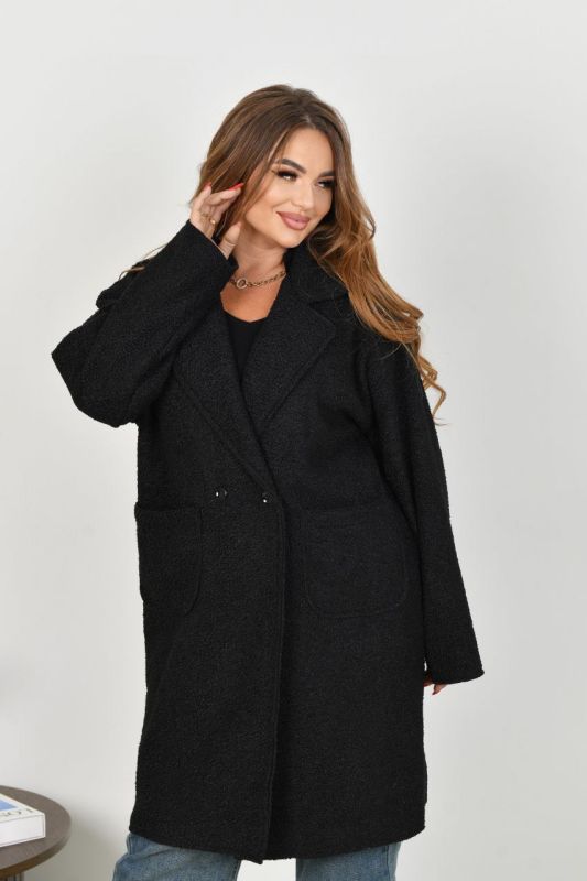 Чорна п.ятниця Жіноче стильне пальто Тканина: баранець на замші ( Туреччина)