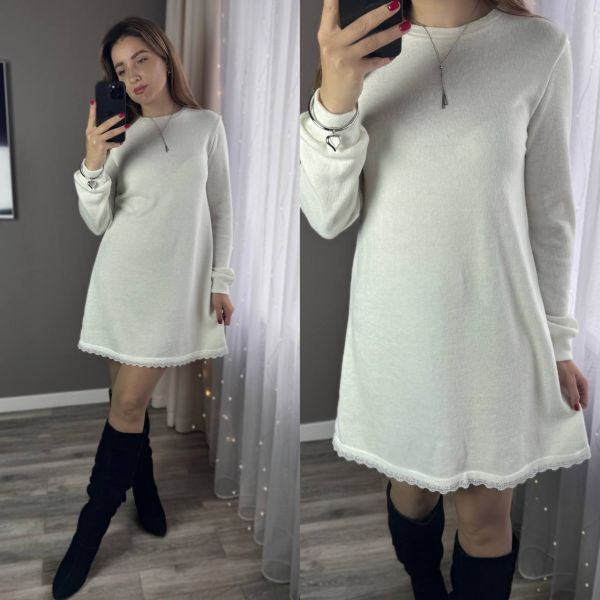 Розпродаж останній розмір Плаття Тканина ангора «Арктика #147