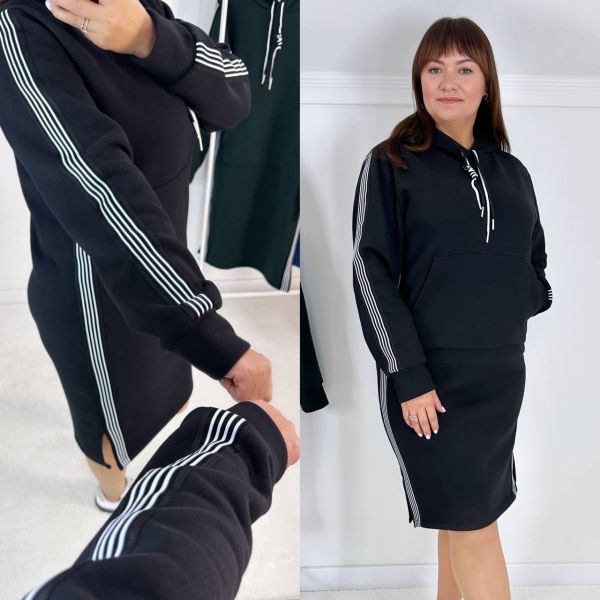 Плаття Тканина тринитка на флісі (виробництво Туреччина, 90% бавовна) не кашлатиться #153