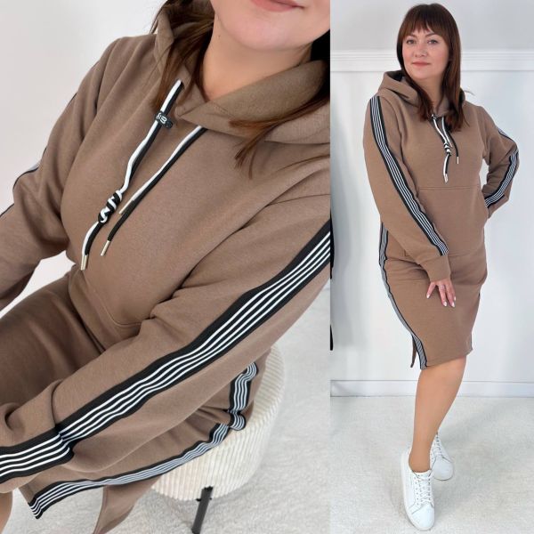 Плаття Тканина тринитка на флісі (виробництво Туреччина, 90% бавовна) не кашлатиться #154