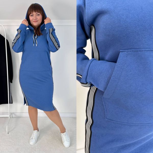 Плаття Тканина тринитка на флісі (виробництво Туреччина, 90% бавовна) не кашлатиться #155