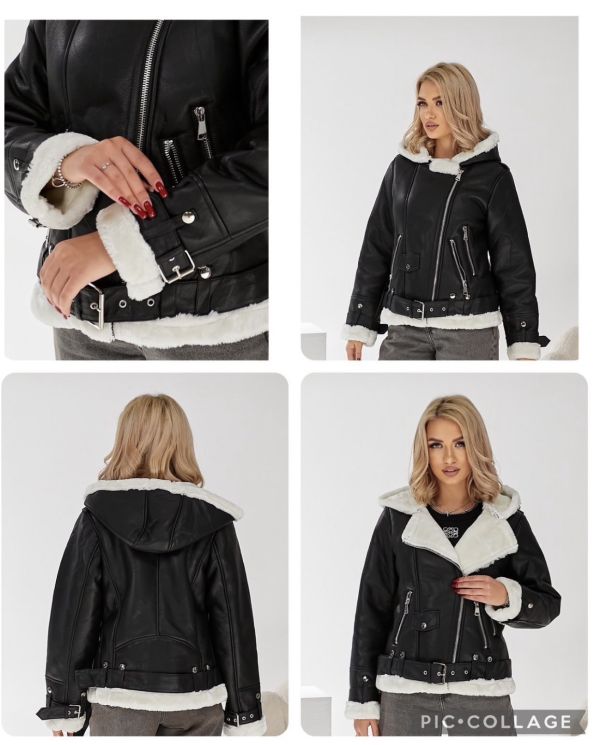 Суперціна Дублянка з капюшоном