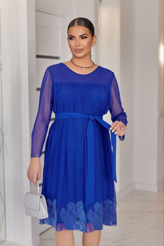 Сукня- " з квітами по низу " Тканина: Нижня тканина- микро масло, приємне до тіла і добре  #254