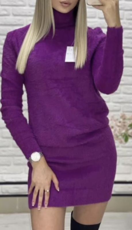 Акційна ціна Сукня- туніка з альпаки #346