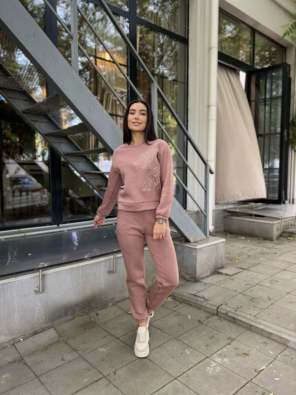 костюм з тринитки на флісі пеньє-вищої якості не кашлатиться