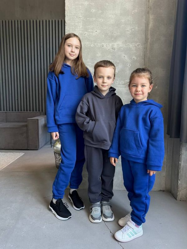 дитячий костюм тринитка на флісі