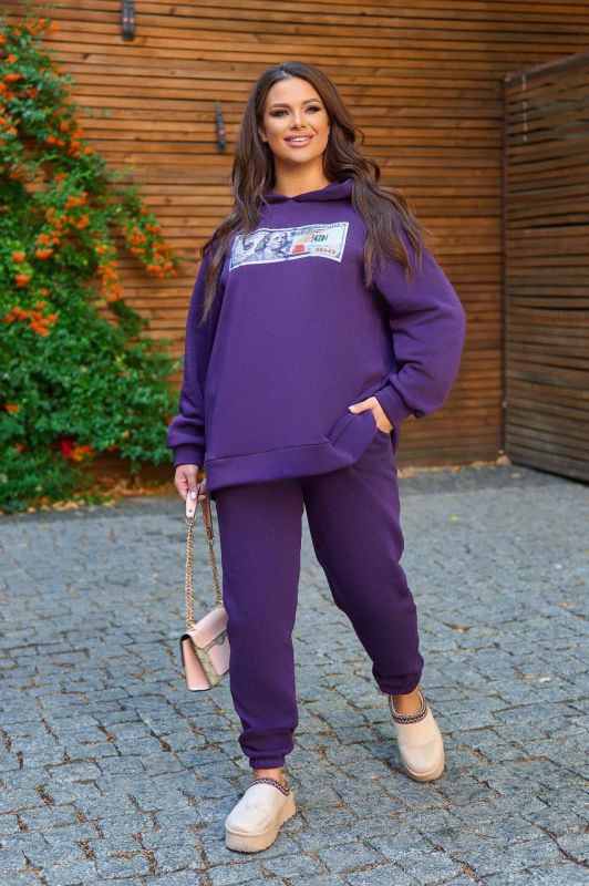 костюм з тринитки на флісі долар