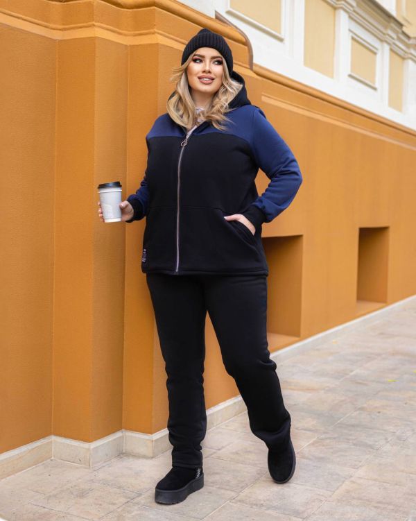 костюм з тринитки на хутрі 5296вл