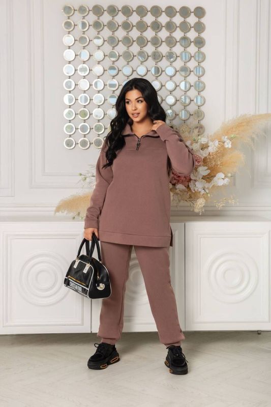 костюм з тринитки на флісі мокко