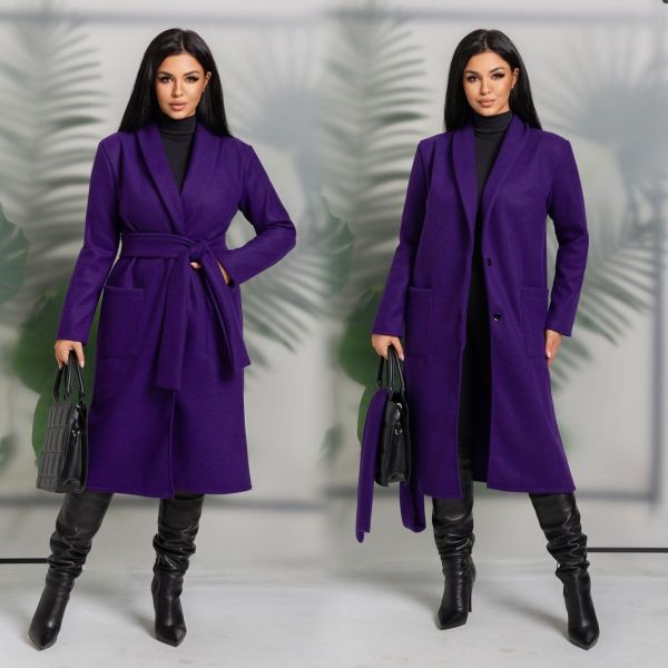 кардиган-пальто з кашеміру на трикотажі без підкладки