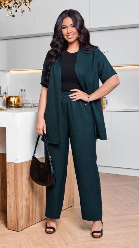  костюм двійка з натурального льону бохо