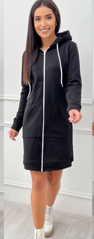 кардіган тринитка на флісі чорний