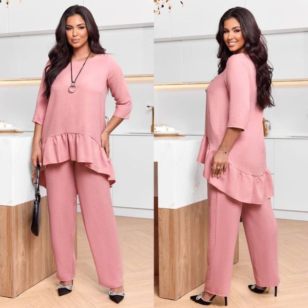 костюм льон жатий