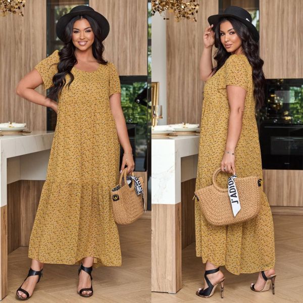 довга сукня бохо з шифону